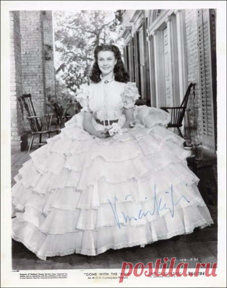 Vivien Leigh Signed Movie Promo Movies