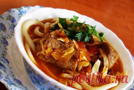 Лагман с бараниной