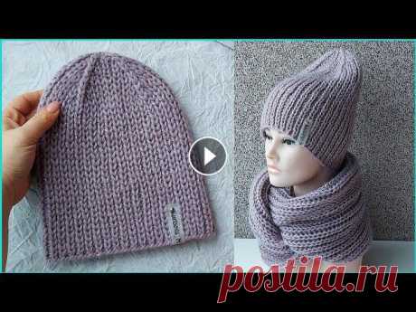 МОДНАЯ и КРАСИВАЯ МОЛОДЕЖНАЯ ШАПКА спицами. Подробный МК. ✔ Ссылка на магазин Пряжа Су: https://www.pryazha.su/ Промокод: MARINA22 ✔ Ссылка на магазин calvi : https://www.calvi.ru/ Промокод: Марина ✔ Магазин п...
