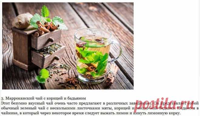Рецепты вкусного чая