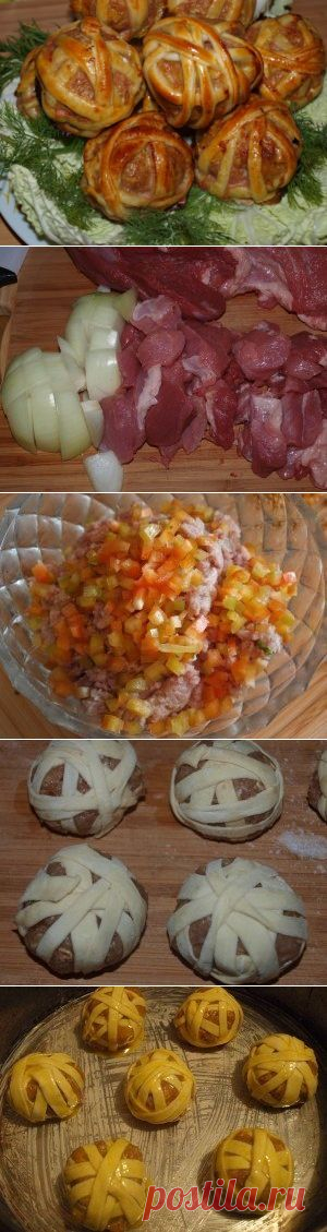 Мясные клубочки - Лучшие кулинарные рецепты интернета