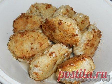 Рыбные котлеты с манкой.