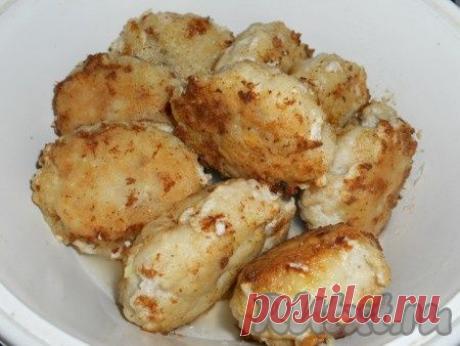 Рыбные котлеты с манкой.