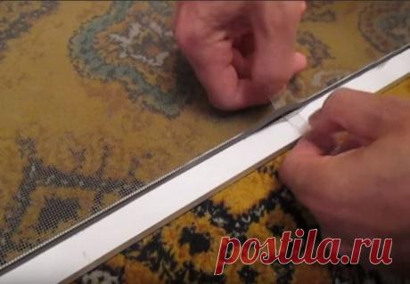 Ручка для москитной сетки из пластиковой бутылки своими руками