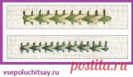 Цветной тамбурный шов с настилом | Все получится!