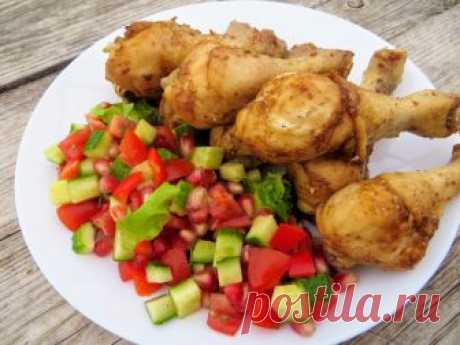 Готовим курицу на крышке - вкуснятина необыкновенная!