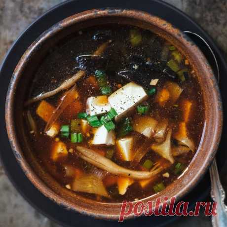 Мисо-суп с тофу и грибами муэр - Гранд кулинар - рецепты с фото