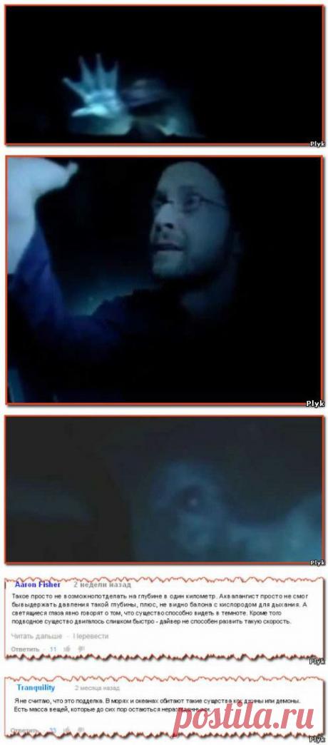 Русалка на видео, снимали подводники! | Тайны Земли | Плюк - Блог о паранормальном и мистическом - Ку!