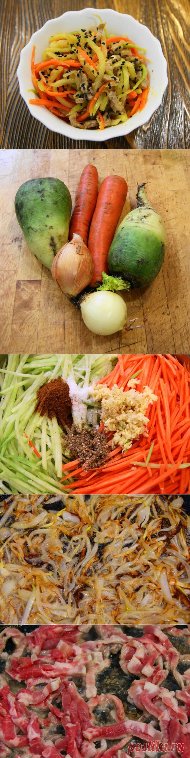 ЗАКУСОН-ЗАКУСОНОВ!!! ДУНГАНСКИЙ САЛАТ С РЕДЬКОЙ….