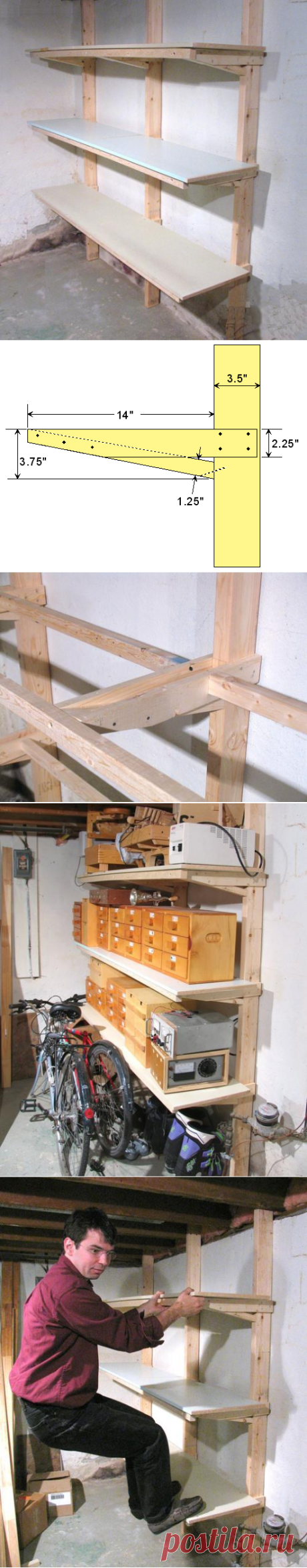 How to build shelves