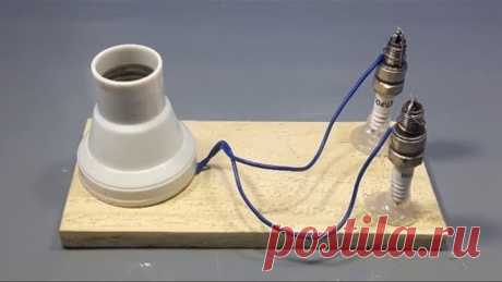 wireless free energy device for lights _ DIY science experiments