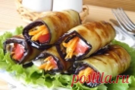 Рулетики из баклажанов с корейской морковкой - пошаговый рецепт с фото на Повар.ру