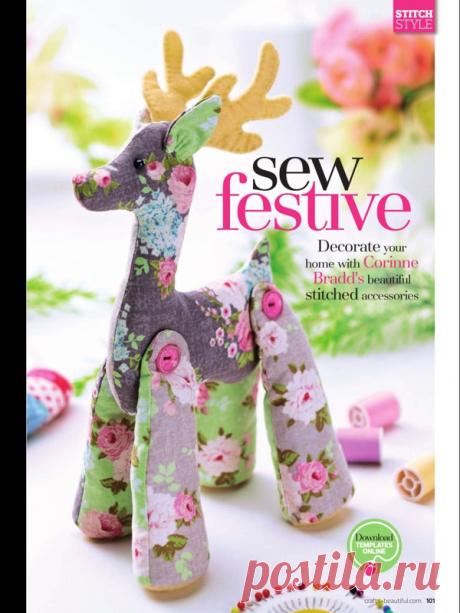 Выкройка оленя - сшить своими руками / Тильда, мягкие игрушки своими руками, выкройки / КлуКлу. Рукоделие - бисероплетение, квиллинг, вышивка крестом, вязание