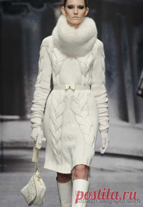 СТИЛЬНОЕ ВЯЗАНИЕ: Knitting dress 2013. Вязаные платья - вдохновляемся!