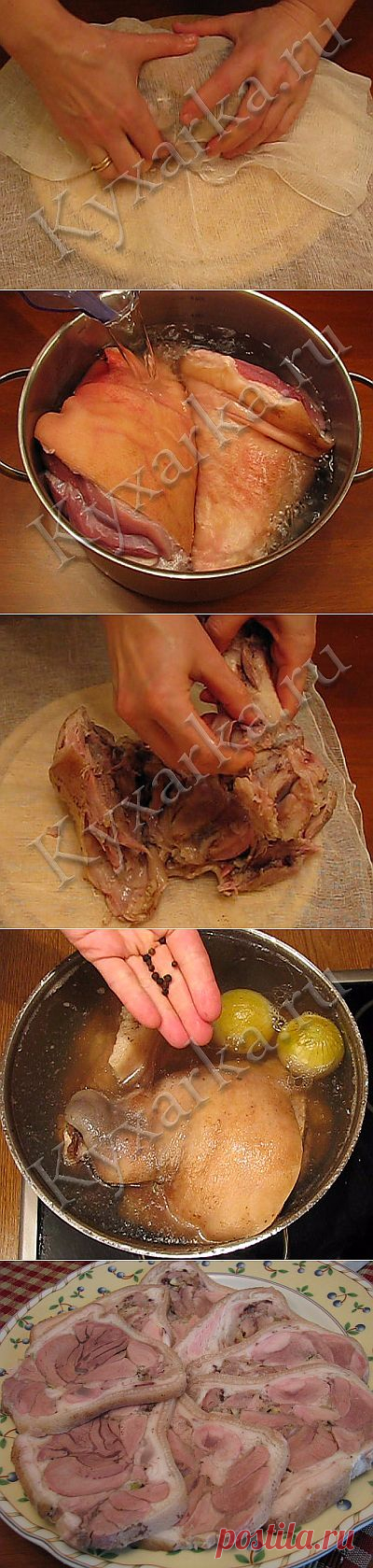 пастарма из свиной рульки