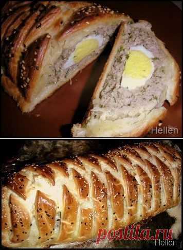 Как приготовить мясной рулет с яйцом - рецепт, ингридиенты и фотографии
