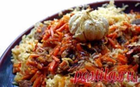 Рецепт плов с сушеным мясом