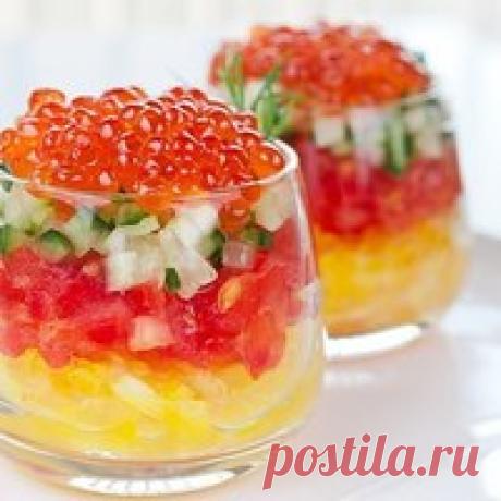 Салаты с икрой - 42 рецепта | Подборка рецептов на koolinar.ru