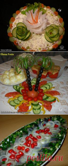 УКРАШЕНИЕ стола и приёмы сервировки ! //Моя кулинарная книга