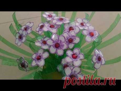 DIY: Flower Vase from plastic bottle