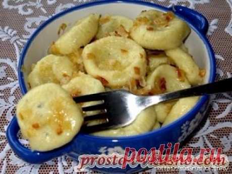 Ленивые вареники с картошкой