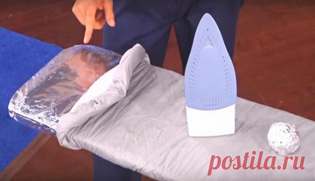 ОН ЗАСТЕЛИЛ ФОЛЬГОЙ ГЛАДИЛЬНУЮ ДОСКУ, А ПОТОМ НЕ ПОВЕРИЛ СВОИМ ГЛАЗАМ…