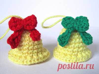 Crafteando, что это too: Шаблон: Колокольчики рождественские/ Pattern: Christmas bells