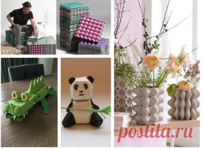 Поделки-цветы из яичных лотков своими руками – мастер класс – Google Поиск