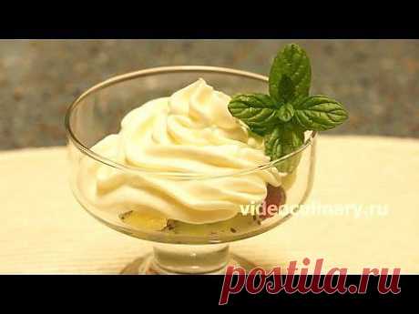 Рецепт - Крем дипломат (Сливочный заварной крем) от https://videoculinary.ru - YouTube