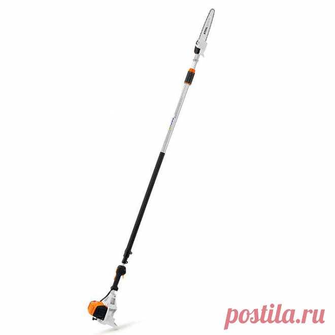 Высоторез Stihl HT 103. Очень удобный высоторез HT 103 дает возможность легко и обрезать ветви на высоте до 4 м. Этот новый компактный инструмент STIHL оснащен двигателем STIHL 4-MIX и пусковым устройством STIHL ErgoStart (E). Шток HT 103 легко разбирается на части для компактной транспортировки и удобного хранения. Полные технические характеристики смотрите на сайте.