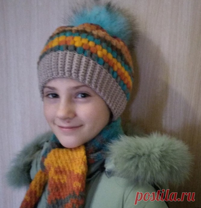 Шапка и шарфик