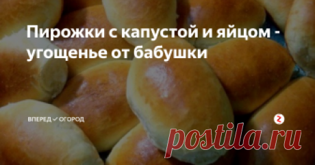 Пирожки с капустой и яйцом - угощенье от бабушки Самые вкусные пирожки печет всегда бабушка: они нежные, мягкие, вкусные, ароматные.
Чтобы испечь пирожки и порадовать своих родных, нужно совсем немного: желание и любовь.
А рецепт я сейчас Вам напишу))))
Нам понадобится: