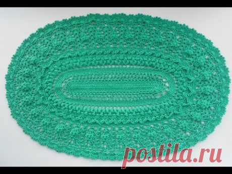 Овальная салфетка. Часть I - Oval doily. Part I