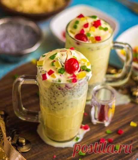 Kesar Pista Falooda Recipe by Archana's Kitchen