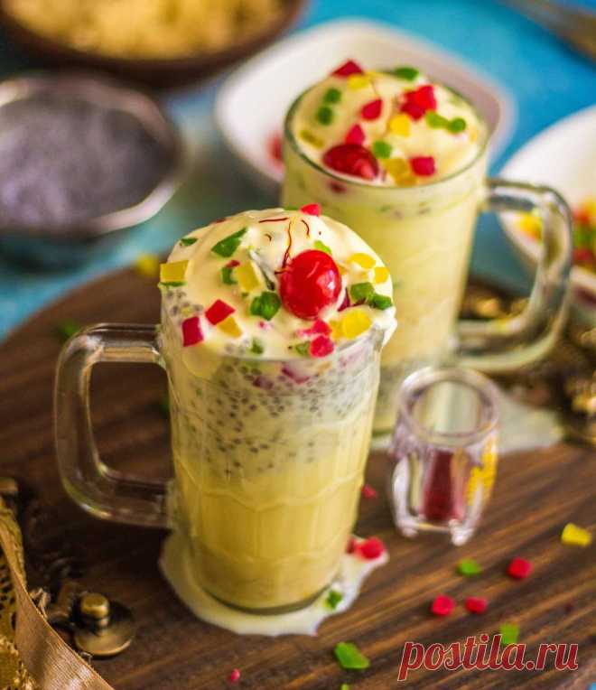 Kesar Pista Falooda Recipe by Archana's Kitchen