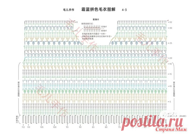 Рождественский джемпер в яркую полоску с аппликацией яблочко. - Все в ажуре... (вязание крючком) - Страна Мам