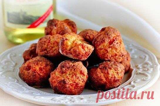 Мини-булочки с сыром и чесноком