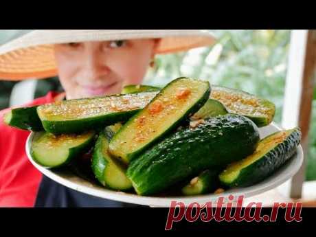 Секрет ВКУСНЫХ МАЛОСОЛЬНЫХ ОГУРЦОВ, цыганка готовит.