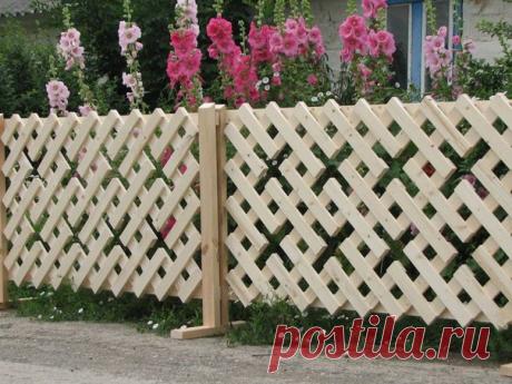 Оригинальный заборчик