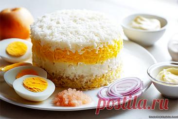 Селёдка под снегом: салат с изюминкой