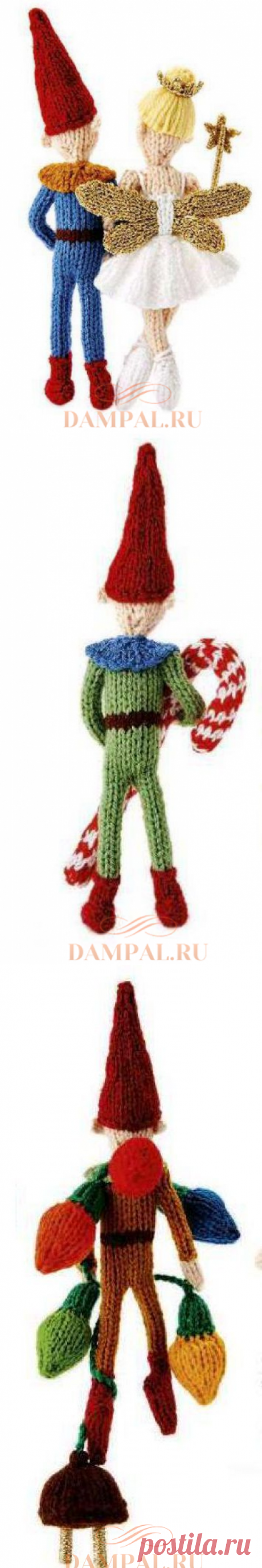 Елочные игрушки «Эльфы» | DAMские PALьчики. ru