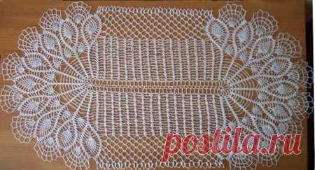Вязание овальных салфеток крючком » Сайт "Ручками" - делаем вещи своими руками
