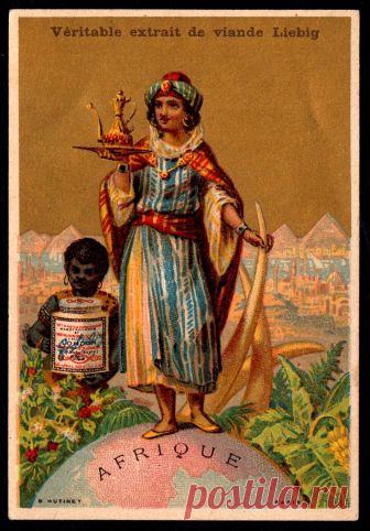 Liebig Tradecard S150 - The Continents, Africa Liebig's Beef Extract 