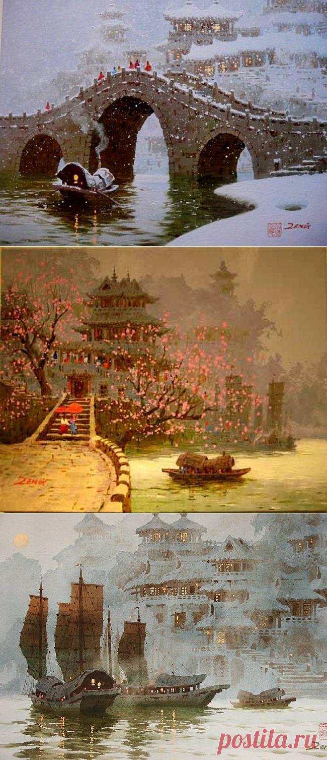 Китайский художник Xiang Ming Zeng