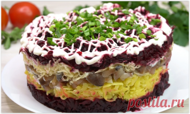 Слоеный салат 