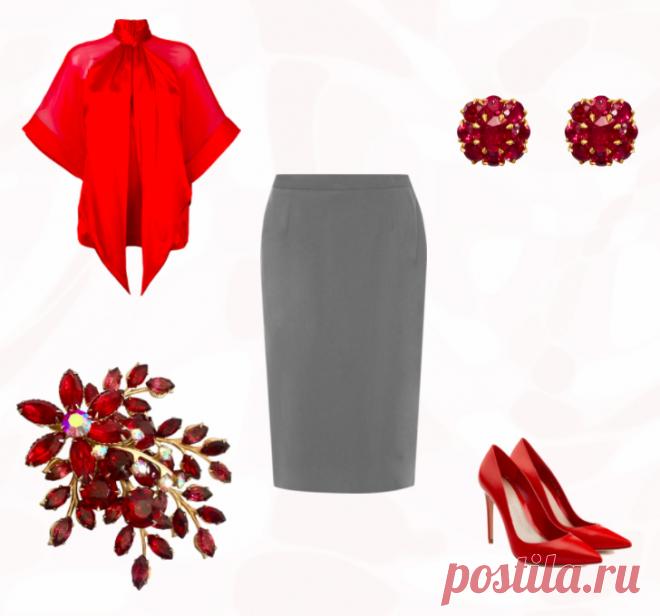 6 способов носить серую юбку с шиком — BurdaStyle.ru