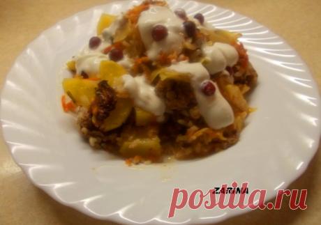 КАПУСТА, приготовленная С овощами В духовке Вкусно и полезно!!Попробуйте - Простые рецепты Овкусе.ру