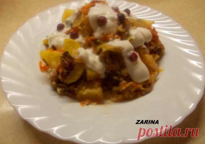 КАПУСТА, приготовленная С овощами В духовке Вкусно и полезно!!Попробуйте - Простые рецепты Овкусе.ру