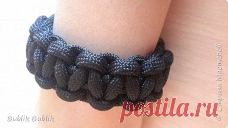 Простой, но стильный браслет из паракорда | Страна Мастеров