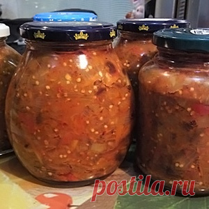 БАКЛАЖАННАЯ ИКРА НА ЗИМУ
